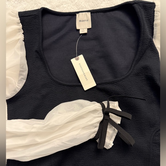 Anthropologie Maeve Balloon-Sleeve Top - Picture 5 of 5